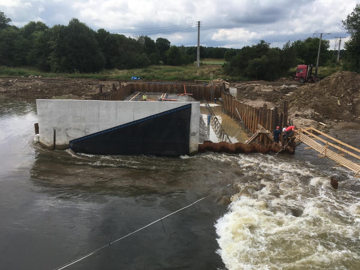 budowa MEW Dobroszów mała elektrownia wodna Bóbr